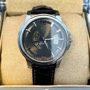 Guess Collection Classica Automatic Grey Dial Stainless Steel Watch